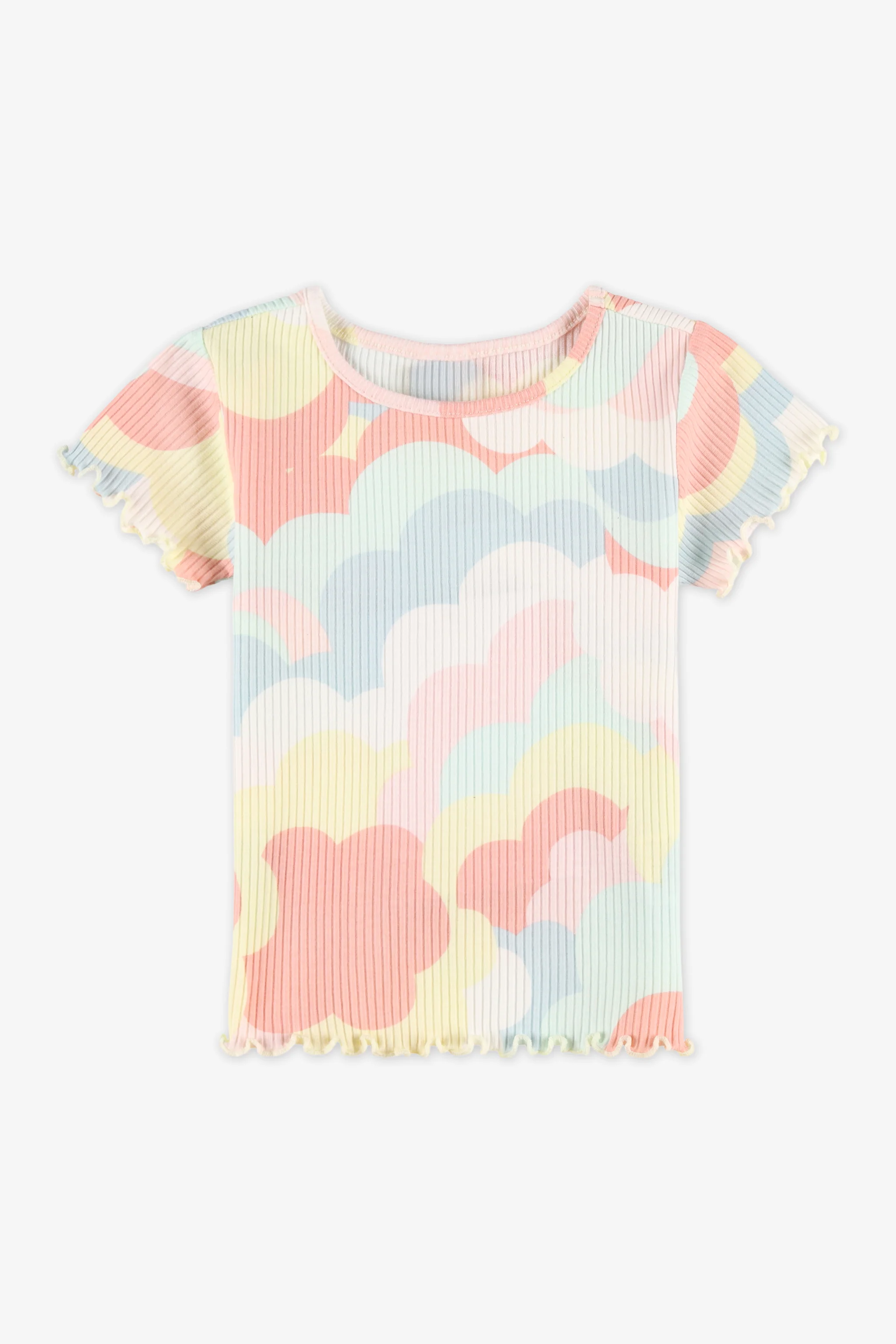 T-shirt à bords frisons - Bébé fille - Image 3