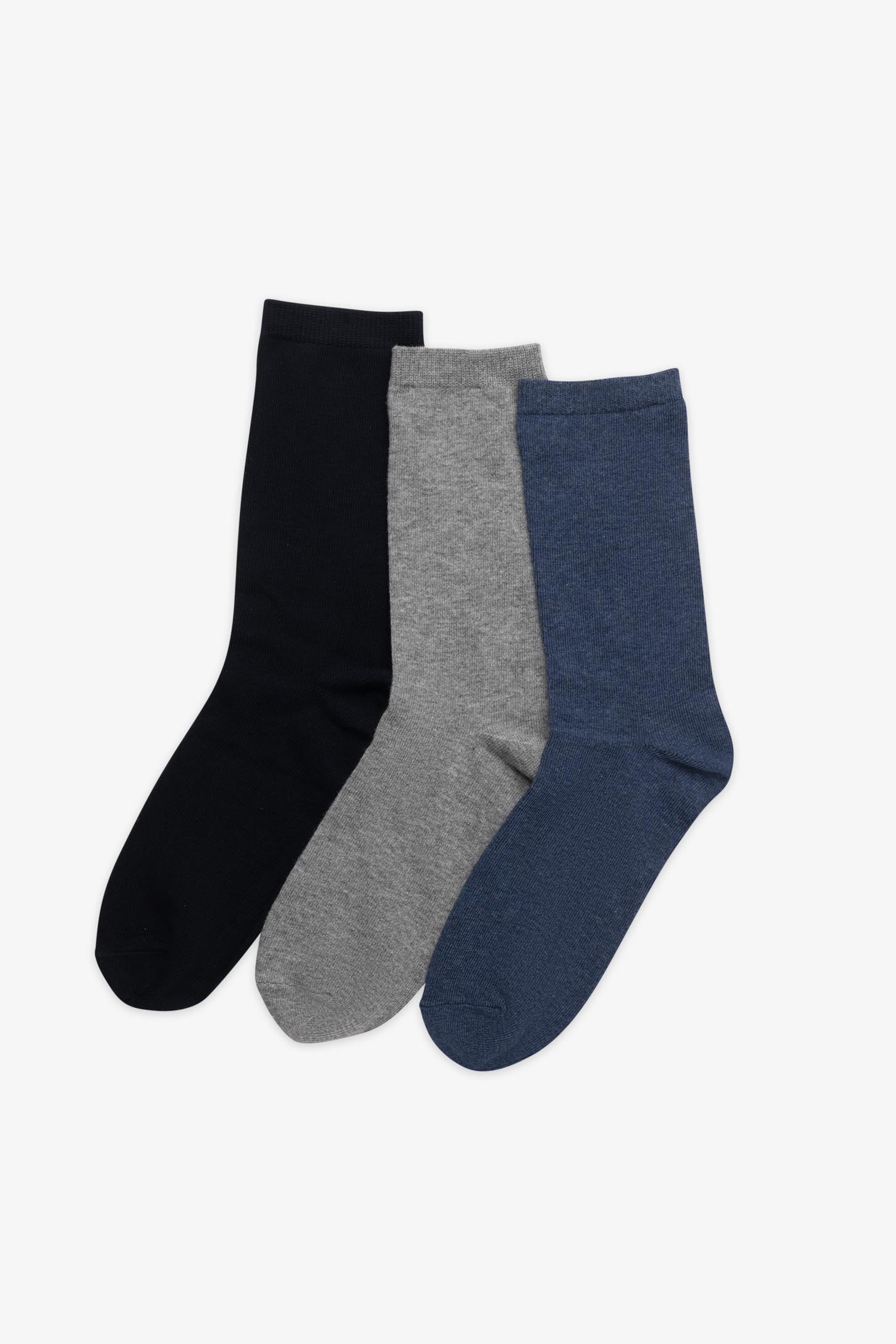Lot de 3 paires de chaussettes en coton - Femme - Image 7