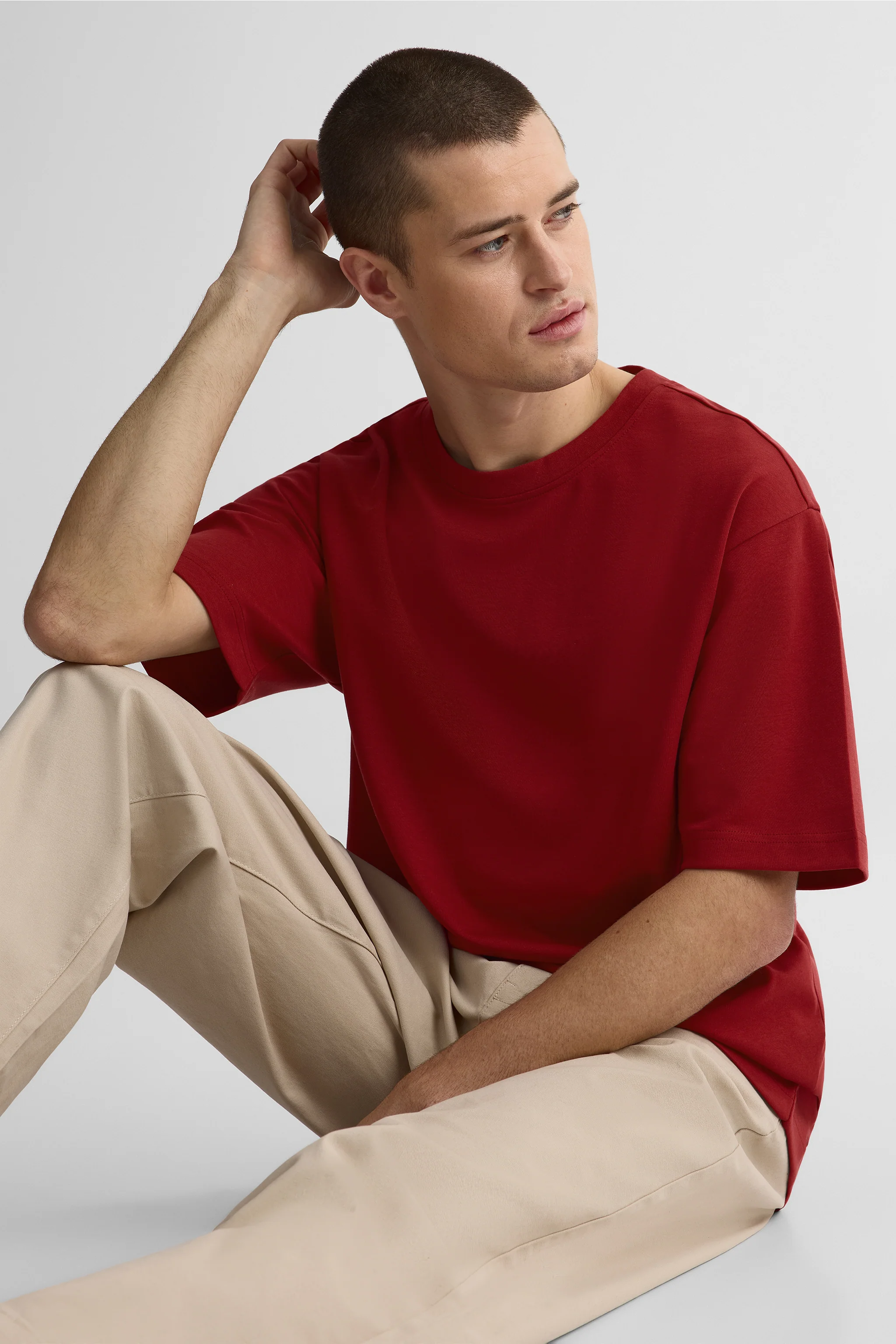T-shirt col rond - Homme - Image 3